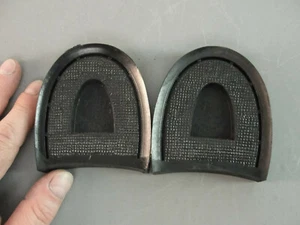 SOLE-TECH 6/8 REPLACEMENT SOLID BLACK BLOCK RUBBER HEEL SPM 56 #31 SHOE REPAIR - Picture 1 of 9