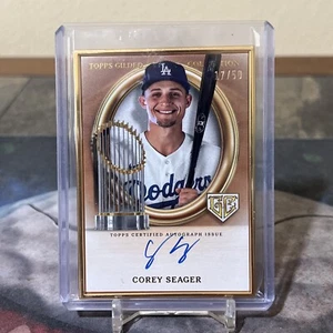 2024 Topps Gilded Collection - Corey Seager Gilded Champions Auto /50 #GCH-CSE - Bild 1 von 1