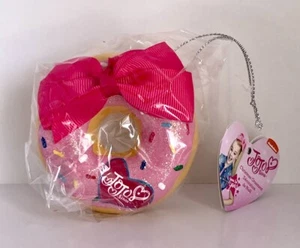 Kurt Adler JoJo Siwa 3” Pink Sparkle Glitter Donut Bow Christmas Tree Ornament - Picture 1 of 6