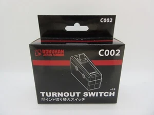 Rokuhan C002 Turnout Switch 1/220 Z Scale JAPAN Import Track Brand New - Picture 1 of 3