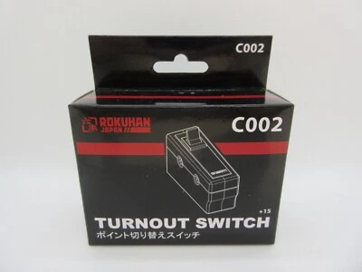 Rokuhan C002 Turnout Switch 1/220 Z Scale JAPAN Import Track Brand New - Image 1 of 3