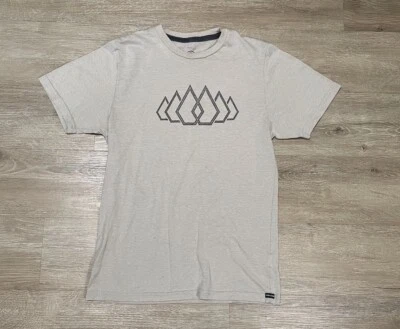 VTG YOUTH Volcom Stone T-Shirt Sz L Beige Skate Surf Snowboard Short Sleeve Kids - Image 1 of 4