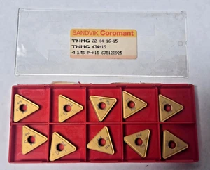 Insertos de carburo de torno SANDVIK Coromant TNMG 434-15 22 04 16 415 P-K15 10 piezas oro - Imagen 1 de 1