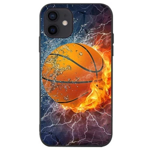 Flame Basketball Case For iPhone 15 14 13 12 11 Pro Max Plus Mini XR XS X SE 8 7 - Picture 1 of 2