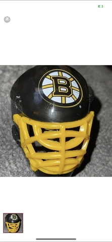 Boston Bruins Mini Goalie Helmet Plastic Nhl New Cover