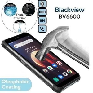 100 % Original Hartglas 9H Displayschutzfolie (Black View) für Blackview BV6600 - Bild 1 von 2