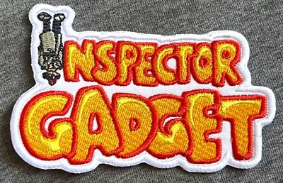 INSPECTOR GADGET bordado PARCHE insignia logotipo gato loco Dr. Garra Penny figura Foto 1 de 2