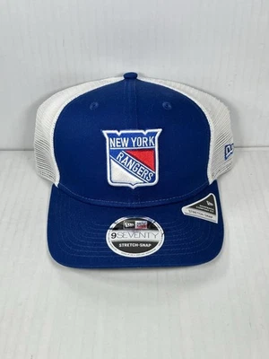New Era New York Rangers 9SEVENTY Adjustable Trucker Stretch-Snap Hat Cap NWT - Image 1 of 4