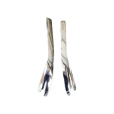 PAIR AMC JAVELIN 1968 1969 VINYL TOP REAR QTR MOLDINGS RECHROMED CHROME TRIM - Image 1 of 4