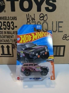 2025 Hot Wheels Purple 1988 Jeep Wagoneer HW Hot Trucks #44 - Picture 1 of 5