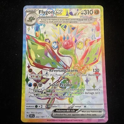Flygon ex 222/191 Ultra Rare SV08: Surging Sparks Pokémon TCG Full Art - Image 1 of 4
