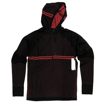 Moletom com capuz Smartwool masculino intraknit Merino Tech 1/2 meio zíper G ajuste regular grande novo com etiquetas - Imagem 1 de 4