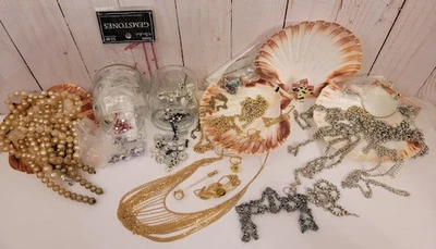 Crafting w/Jewelry Beads Gemstones Metals Buckles Charms Shells and More - Image 1 of 4