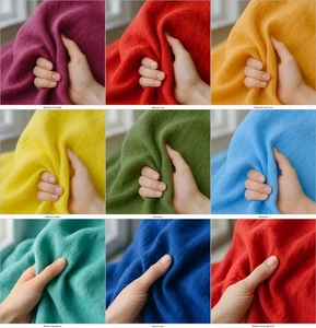 Linen Fabric by the Yard – Soft, Breathable – Sewing, Upholstery & Crafts - Picture 1 of 28