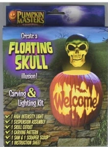 Pumpkin Masters  Floating Skull Illusion Carving Lighting Kit - Picture 1 of 2