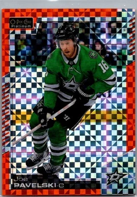 2020–21 O-Pee-Chee Platinum Joe Pavelski /25 оранжевые шашки Dallas Stars - Изображение 1 из 2