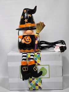 Scentsy WICKED CUTE Wärmer HALLOWEEN HEXENHUT mit Deckel Stoffbeine nicht mehr produziert Neu im Karton - Bild 1 von 17