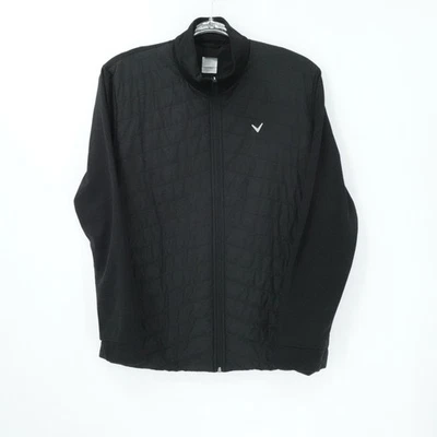 Callaway Golf Jacket Mens Large Black Quilted Full Zip Performance Outerwear - Image 1 of 4