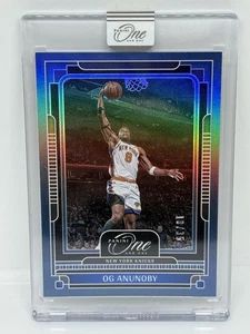 OG Anunoby 2024-25 Panini One And One /35 Blue Precision New York Knicks #88 - Picture 1 of 2