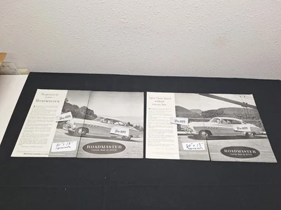 2 Vintage 1951 BUICK ADS Original Print Ad Literature - Image 1 of 3