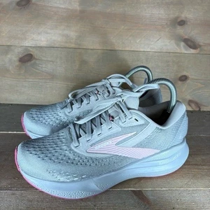 brooks adrenaline GTS 24 womens size 7 shoes gray athletic running sneakers - Picture 1 of 9