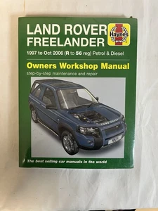 Land Rover Freelander 1997 to Oct 2006 (R to 56 Reg) Workshop Manual - Picture 1 of 2