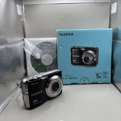 Fujifilm FinePix AX510 14MP Digital Camera. Tested & Working. Boxed. - Image 1 of 4