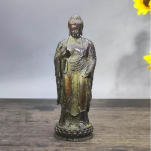 Japanese Collection of Antique Bronze Vertical Buddha Statues Weight 185g - Picture 1 of 9