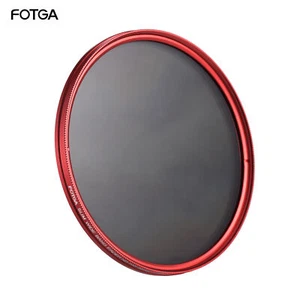 FOTGA 82mm Slim Fader Variable Filter Neutral Density ND2 to ND400 Red Y2Q6 - Picture 1 of 9