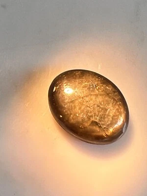 Natural Black Star Iridescent Sapphire Oval Cabochon 8.00 ct 13 x 10 mm - Image 1 of 4