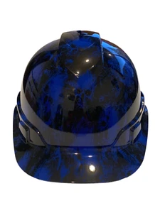 Cappello rigido idro immerso personalizzato blu scuro piccolo fiammeggiante teschi stile berretto - Foto 1 di 4