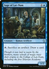4 Sage of Lat-Nam - M-NM - Dominaria - SPARROW MAGIC - mtg 4x x4 U