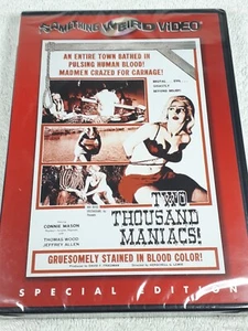 Two Thousand Maniacs Special Edition DVD Brand New Sealed Something Weird Video - Picture 1 of 2