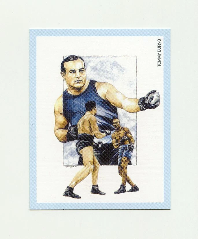 #TN03886 TOMMY BURNS Red Back Variation 1991 Card - Image 1 of 1