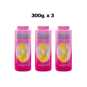 3 x Bhaesaj Cooling Powder Original Fresh&Cool Madam Aroma Heat body Talcum 300g - Picture 1 of 6