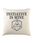 Intiative Is Mine Cushion Pillow Pen & Paper Rpg Roleplay Role Play Larp Fun