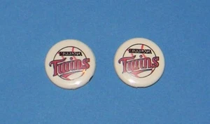 Pendientes de béisbol de los Minnesota Twins - blancos - Imagen 1 de 1