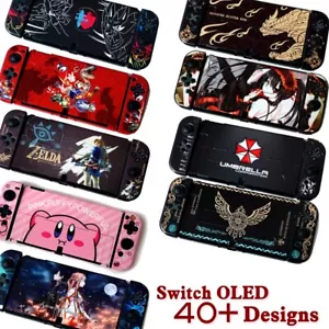 for Nintendo Switch OLED Hard Thin Case Cover Snap on Shell 40+Designs - Picture 1 of 40