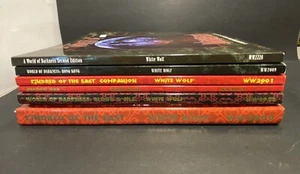Vampire The Masquerade & World Of Darkness RPG 6 Sourcebooks White Wolf 1 HC 5PB - Picture 1 of 24
