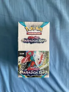 Paradox Rift Sealed Half Booster Box 18 Packs Pokemon Card UK EU Exclusive - Picture 1 of 6