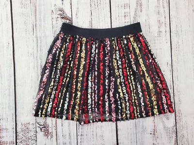 365 Niños Garannimales Multicolor Lentejuelas Rayas Volantes Patinadora Falda Niñas 8 Foto 1 de 4