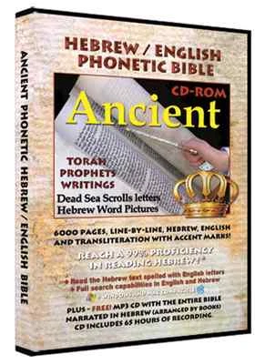 Ancient Hebrew Phonetic Bible - over 4000 pages - Image 1 of 2