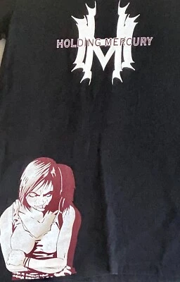 Camiseta Holding Mercury indie camiseta rock feminina pequena camiseta concerto - Imagem 1 de 3