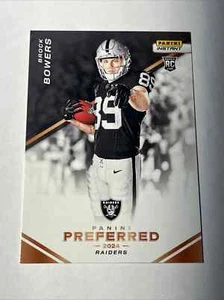 Brock Bowers RC 2024 Panini Instant NFL Preferred #TP-28 from 32-card Rookie Set - Picture 1 of 3