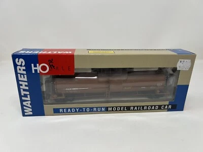 HO WALTHERS 932-7260 UTLX 23,000 GALLON FUNNEL FLOW TANK CAR GULF BROWN TOGX  - Image 1 of 4