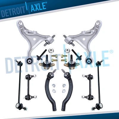 10pc Front Lower Control Arm Tierod Sway bar link for 2001-2007 Volvo S60 V70 - Image 1 of 4