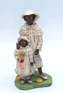 Youngs Treasures of the Heart Collectibles African American Woman and Child 1994 - Bild 1 von 6
