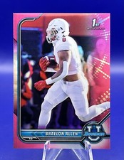2021-22 Bowman U Chrome BRAELON ALLEN Pink 1st Bowman RC #85 Wisconsin Badgers