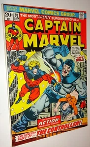 CAPTAIN MARVEL #30 STARLIN CLASSIC THANOS VF/VF- 1974 - Picture 1 of 1