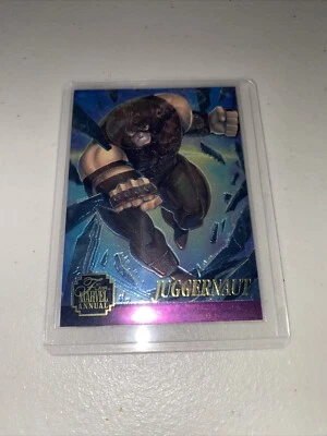 Juggernaut 1995 Flair Marvel Annual #11 Chromium Chase Limited Edition Card - Image 1 of 4